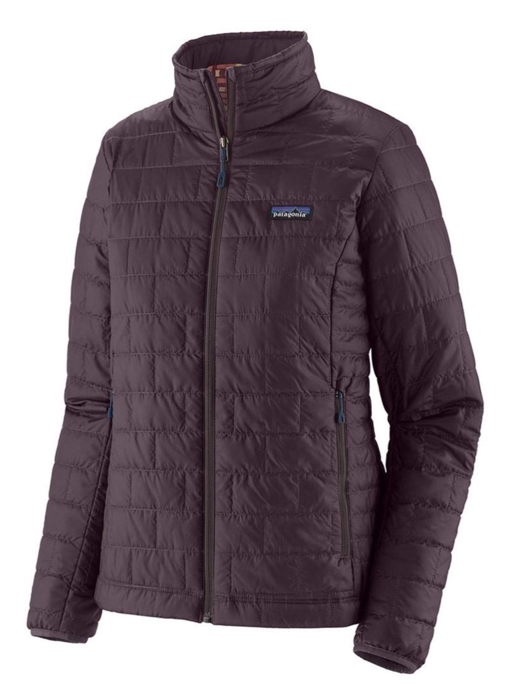 Patagonia Nano Puff Women’s Quilted Puffer Jacket - Obsidian Plum Medium EUC